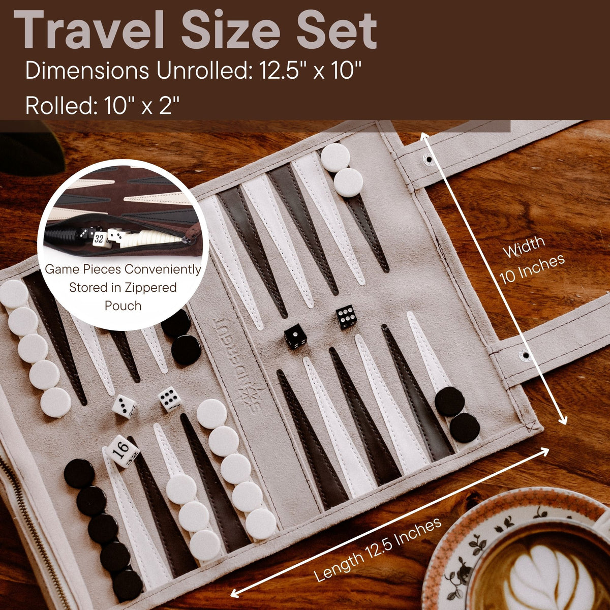 Sondergut Roll-Up Travel Backgammon Game – Sondergut USA